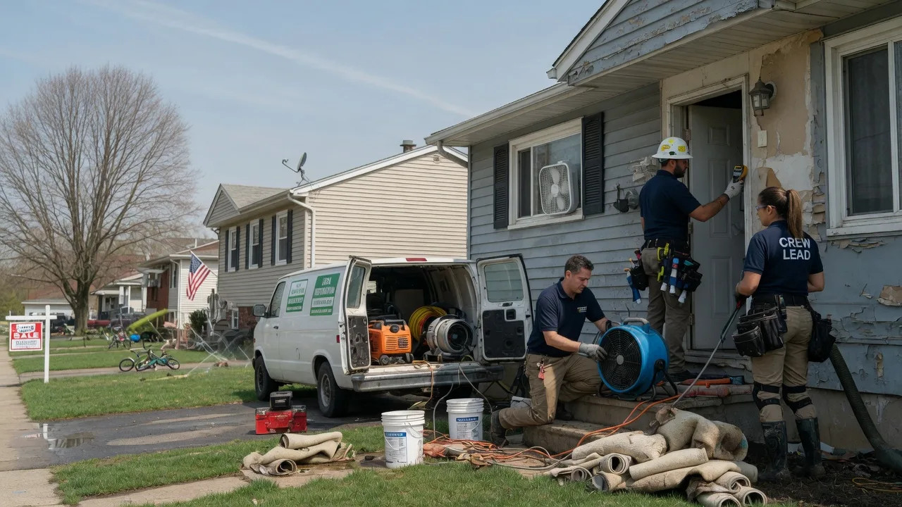 Flood Cleanup in Convent Station, NJ near me